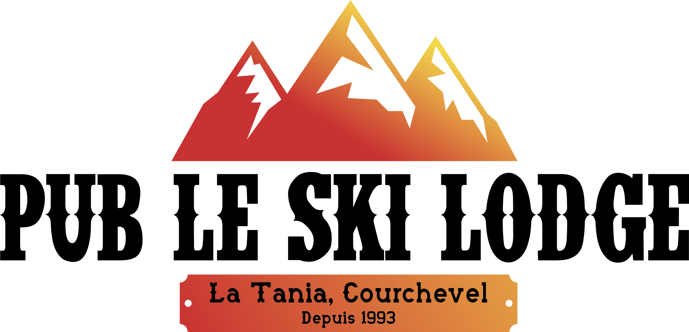 Pub Le Ski Lodge - Bar / Restaurant in La Tania, Courchevel, Three Valleys, France logo